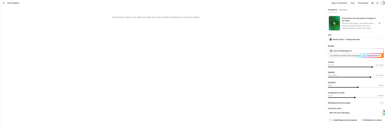 Text to speech guide
